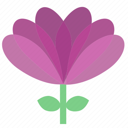 Floral, flowers, garden, garden flowers, garden plants, plants, violet flower icon - Download on Iconfinder