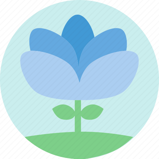 Blue flower, floral, flowers, garden, garden flowers, garden plants, plants icon - Download on Iconfinder