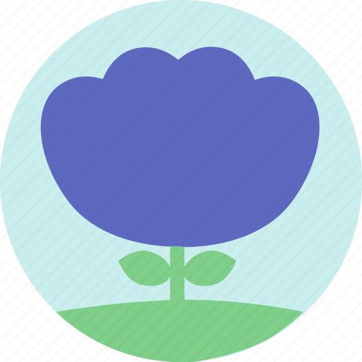 Floral, flowers, garden, garden flowers, garden plants, plants, purple flower icon - Download on Iconfinder