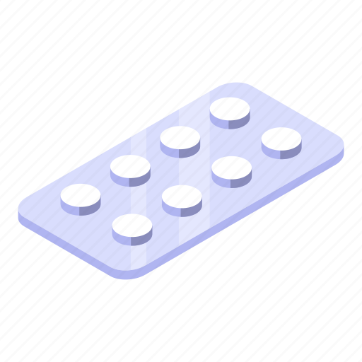 Cartoon, computer, isometric, logo, medical, pack, pills icon - Download on Iconfinder