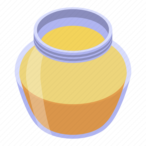 Cartoon, food, honey, isometric, jar, logo, summer icon - Download on Iconfinder