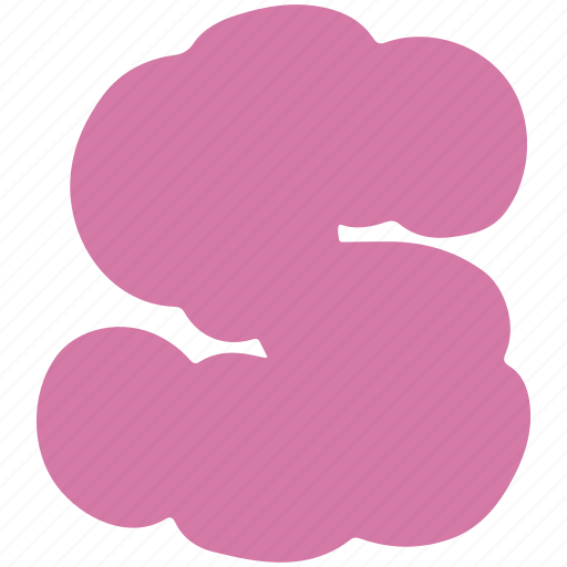 S, cloud, letter, english, alphabet, fluffy, smoke icon - Download on Iconfinder