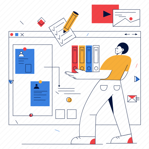 Documents, document, files, folder, extension, archive, file type illustration - Download on Iconfinder