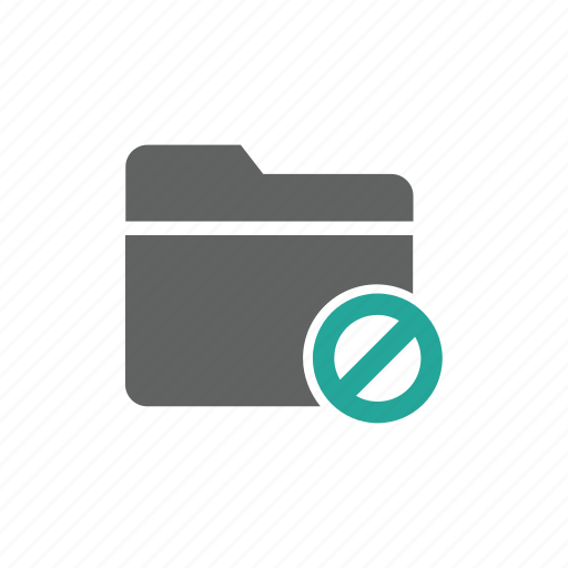 Document, error, file, folder, prohibit, warning icon - Download on Iconfinder