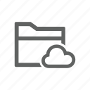 cloud, folder, sync, synchronize, update