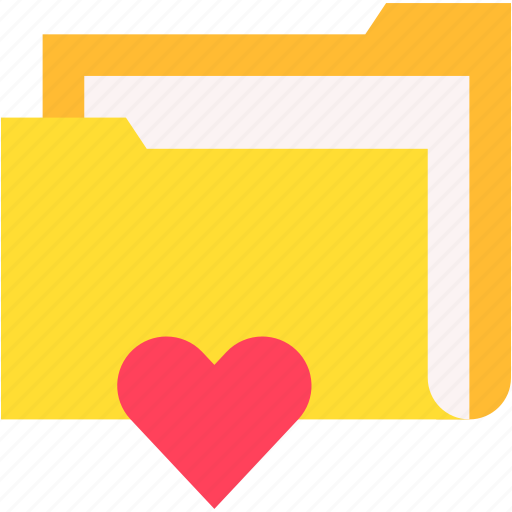 Folder, like, archive, heart, love, favorite icon - Download on Iconfinder