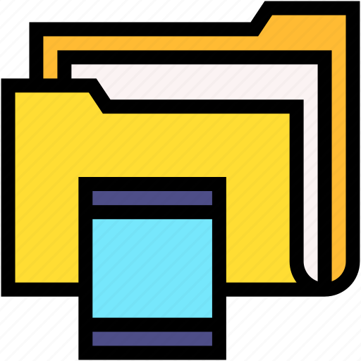 Folder, file, storage, electronics, archive, tablet, document icon - Download on Iconfinder