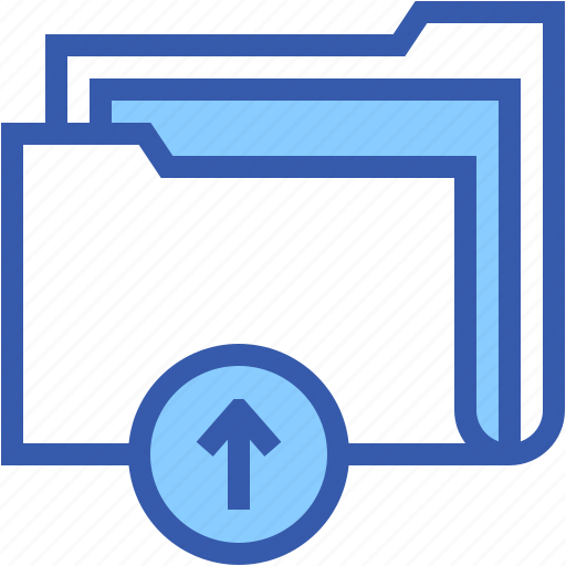 Folder, data, storage, file, archive, upload, up icon - Download on Iconfinder
