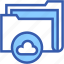 folder, cloud, computing, file, storage, archive 