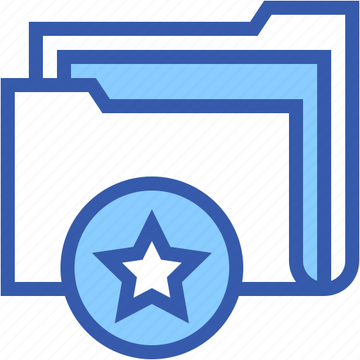 Folder, file, storage, archive, star, document, favorite icon - Download on Iconfinder