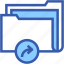 folder, files, and, folders, data, storage, archive, send, arrow 