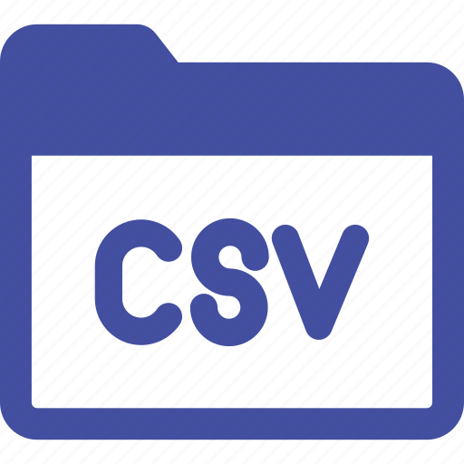 Csv, folder, documnet, storage icon icon - Download on Iconfinder