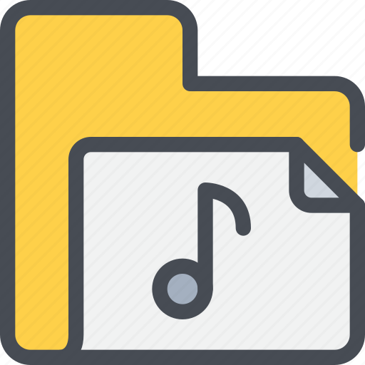 Archive, file, folder, media, music, song icon - Download on Iconfinder