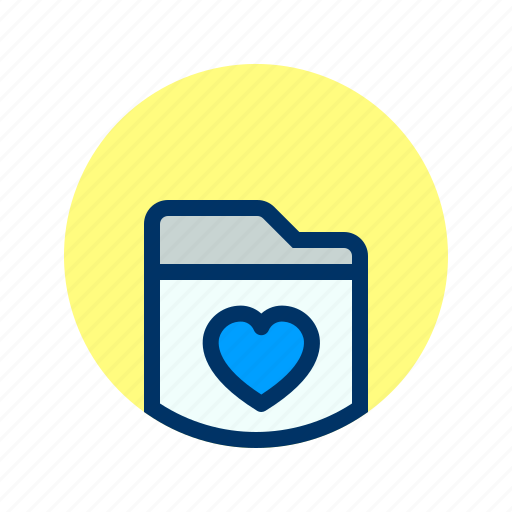 Document, favorite, file, folder, love, storage icon - Download on Iconfinder