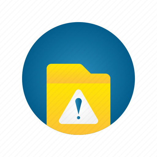 Document, file, folder, storage, warning icon - Download on Iconfinder