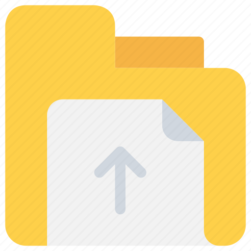 Arrow, data, document, file, folder, upload icon - Download on Iconfinder