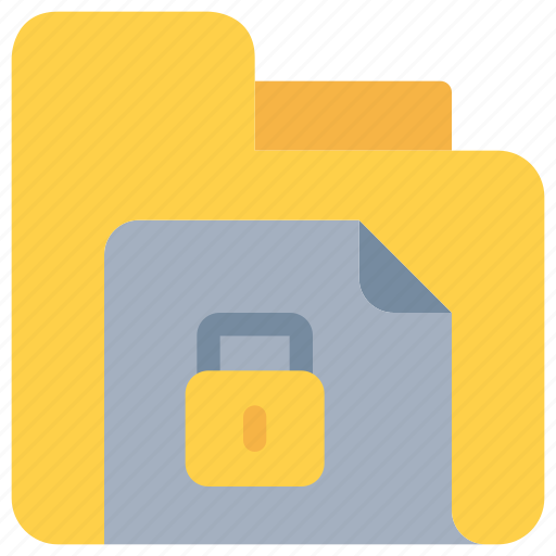Document, file, folder, secure, security icon - Download on Iconfinder
