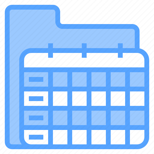Business, calendar, document, folder, information, office, paper icon - Download on Iconfinder