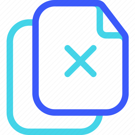 25px, delete, file, iconspace, multiple icon - Download on Iconfinder