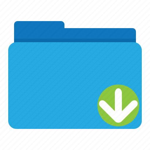 Folder, folderblue, folderdown, folderempety icon - Download on Iconfinder