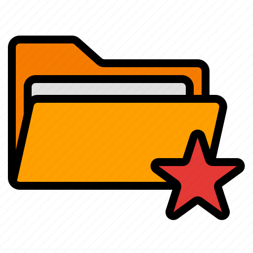 Bookmark, favorite, star, like, folder, document, file icon - Download on Iconfinder