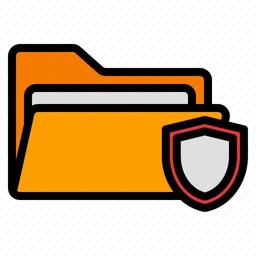 Security, protection, shield, safety, data, folder, document icon - Download on Iconfinder