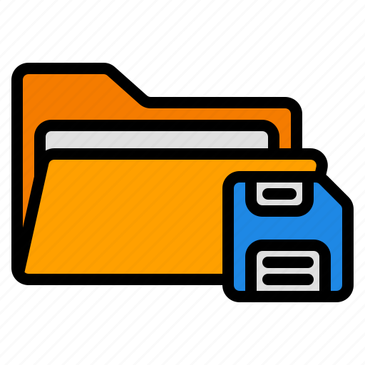 Save, data, storage, folder, archive, document, floppy disk icon - Download on Iconfinder