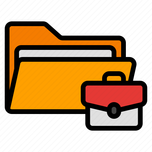 Briefcase, luggage, suitcase, bag, business, folder, document icon - Download on Iconfinder