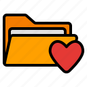 love, heart, romance, wedding, valentine, folder, document
