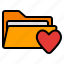 love, heart, romance, wedding, valentine, folder, document 