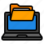 laptop, notebook, device, technology, folder, document, file 