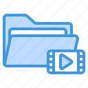 video, movie, multimedia, film, player, folder, archive