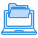 laptop, notebook, device, technology, folder, document, file