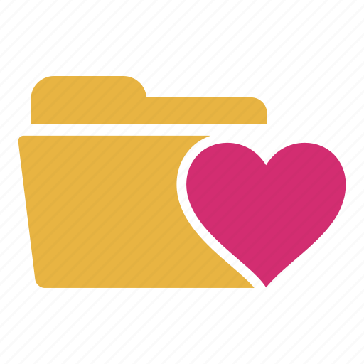 Document, extension, folder, bookmark, heart, like, favorite icon - Download on Iconfinder