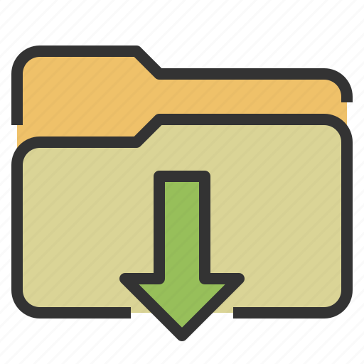 Document, folder, download, save, file icon - Download on Iconfinder