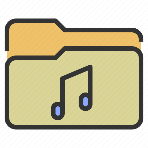Document, folder, music, audio, file icon - Download on Iconfinder