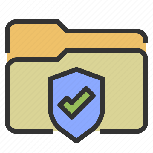 Document, folder, security, protection, file icon - Download on Iconfinder