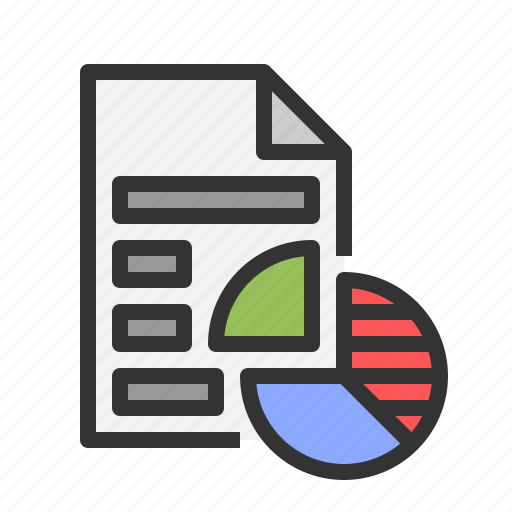 Document, analytics, diagram, chart, file icon - Download on Iconfinder