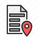 location, pin, gps, document, file