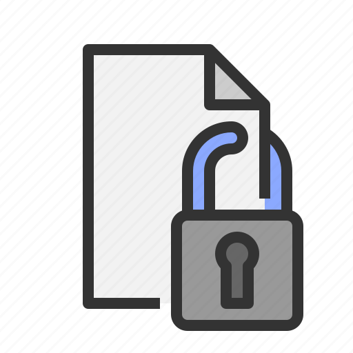 Document, lock, security, file icon - Download on Iconfinder