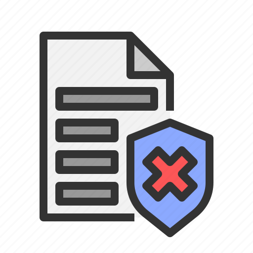 Document, protection, security, file, paper icon - Download on Iconfinder