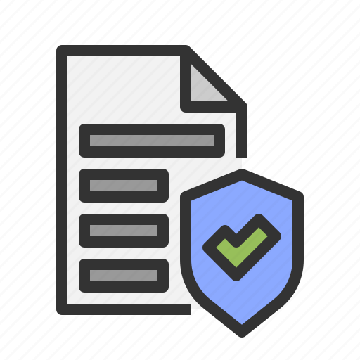 Document, security, protection, file icon - Download on Iconfinder