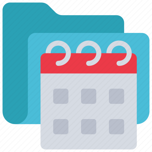Calendar, folder, files, documents, dates, date icon - Download on Iconfinder