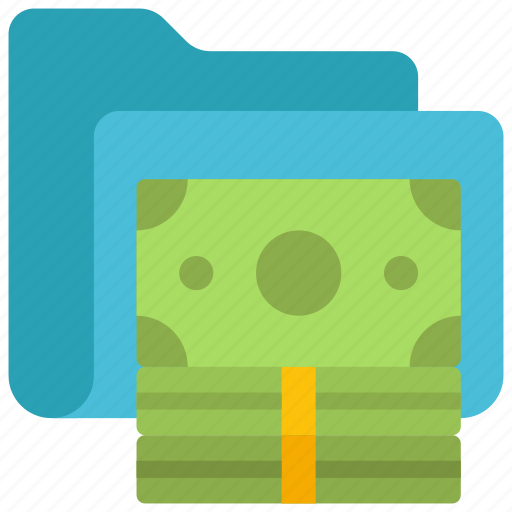 Cash, stack, folder, files, documents, notes, money icon - Download on Iconfinder