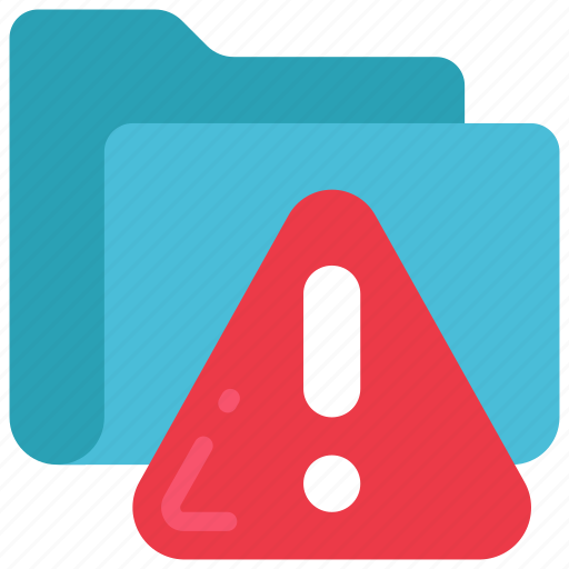 Important, folder, files, documents, error, warning icon - Download on Iconfinder