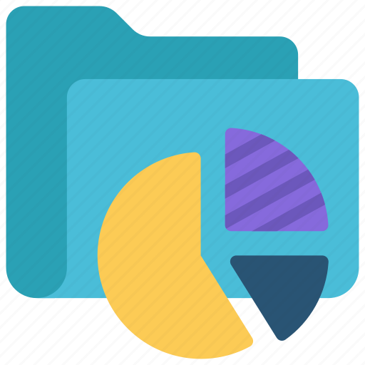 Pie, chart, folder, files, documents, charts icon - Download on Iconfinder