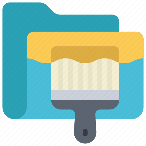Re, colour, folder, files, documents, paint icon - Download on Iconfinder