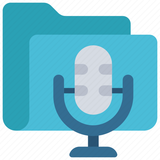 Recording, folder, files, documents, recordings icon - Download on Iconfinder