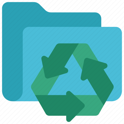 Recycle, folder, files, documents, reuse icon - Download on Iconfinder