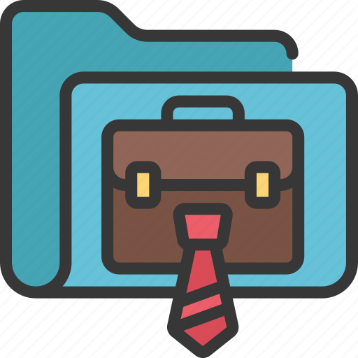 Business, folder, files, documents, tie, job icon - Download on Iconfinder